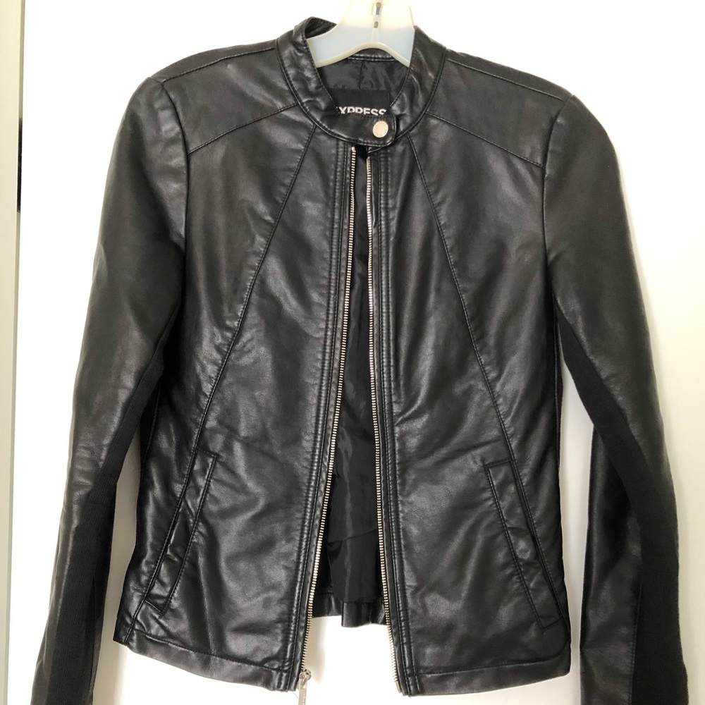 Vegan leather jacket